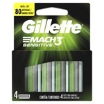 Cartuchos Para Afeitar 3 mach Sensitve Gillette 4 Unidades #2