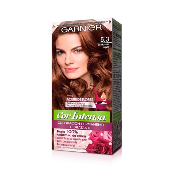 Garnier Kit Coloracion Cor Intensa 5.3 Castaño Claro Dorado 5.3 Castano Chocolate alt