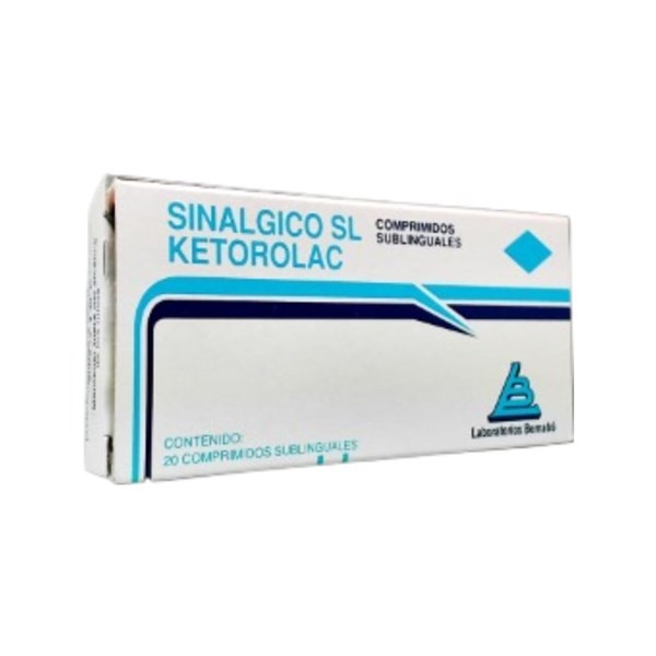 Laboratorio Bernabó Sinalgico Sl Ketorolac 10 Mg x 20 Comp Sublinguales #1