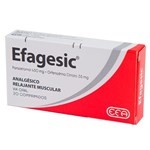 Efagesic 450 Mg / 35 Mg | 20 Comprimidos | Orfenadrina citrato + paracetamol  #1