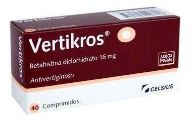 VERTIKROS 16 MG.40 COMP.