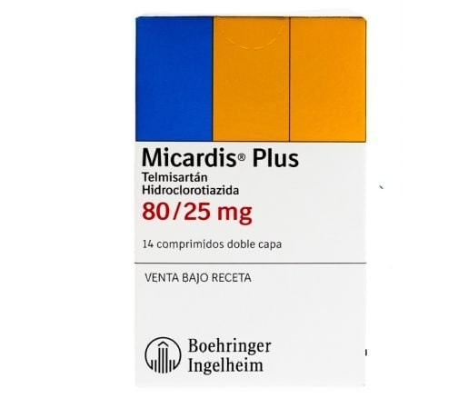 Micardis Plus 80/25 mg | 14 comprimidos doble capa | Telmisartan + Hidroclorotiazida #1
