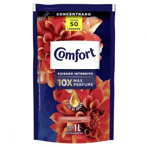 Comfort Suavizante Concentrado Energía Floral Doypack 1 lt alt