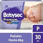 Babysec Premium Pañales Pequeños Hasta 6 Kg 30 Unidades #1