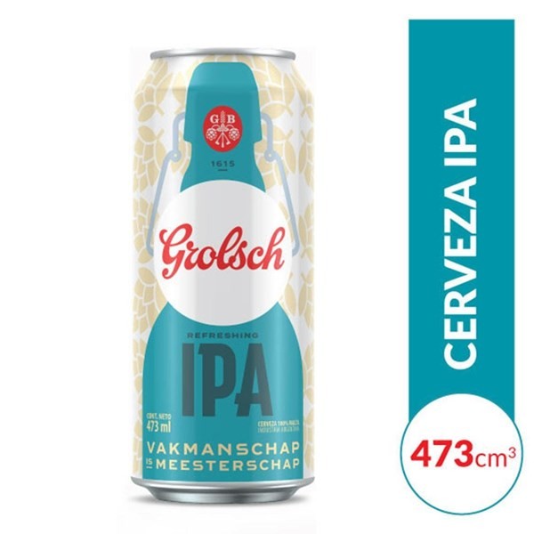 Cerveza Grolsch Ipa  473 cc #1