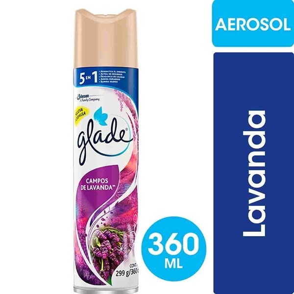 Glade Aerosol Campos de Lavanda 360 ml alt