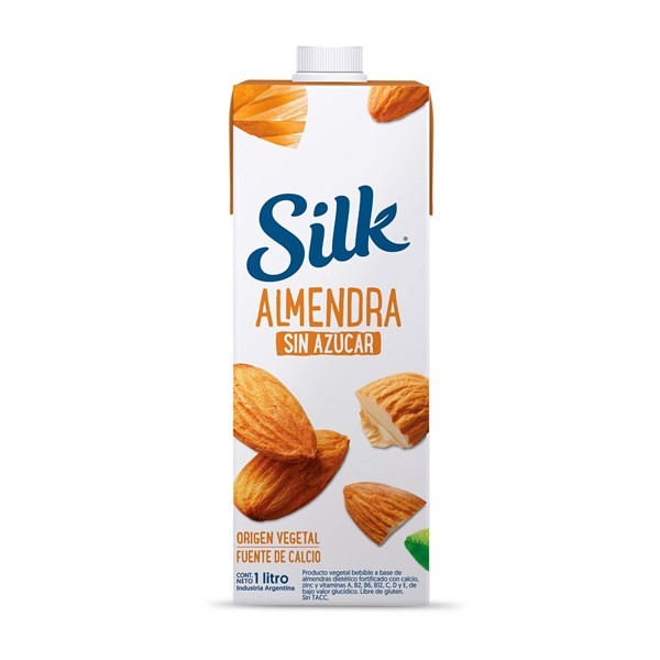 Leche De Almendras Silk Sin Azúcar Tetra 1 Lt. alt