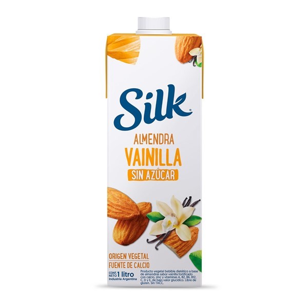 Leche De Almendras Silk De Vainilla Tetra 1 Lt. alt