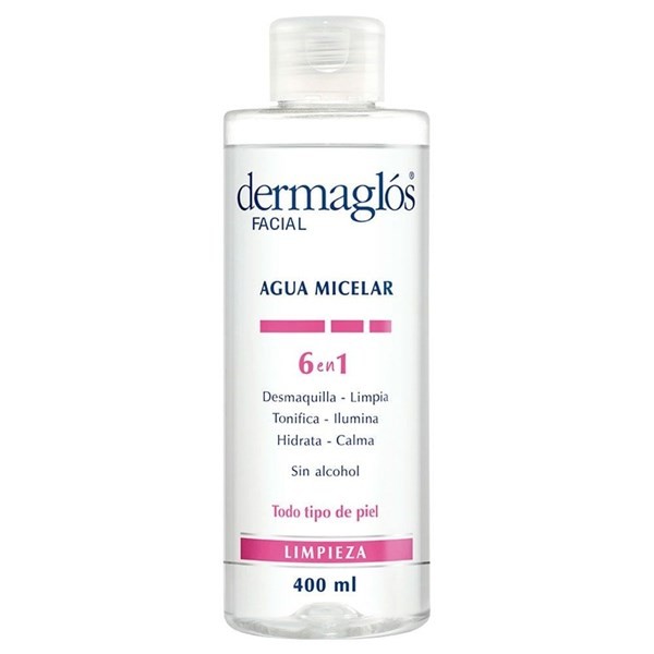Agua Micelar Dermaglós 6 en 1 Efecto Purificante