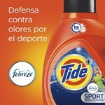 Tide Jabón Liíquido Para Ropa Con Febreze Sport (29 Lavados) #6