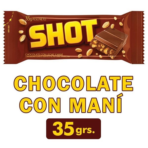 Chocolate Shot Con Maní 35 Gr #1