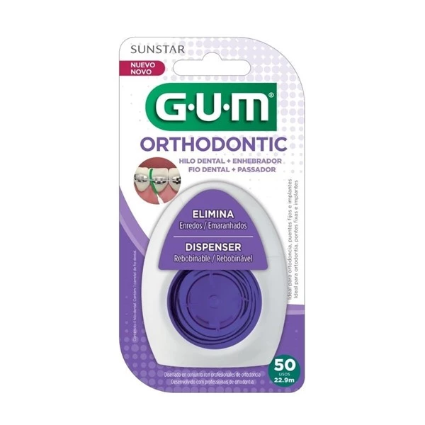Gum Hilo Ortodoncia 3200 Enhebrador 50 Usos