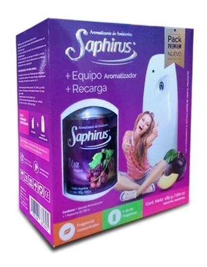 Saphirus Equipo Premium Aromatizador de Ambientes + Aerosol #1
