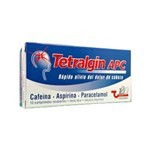 Tetralgin Apc | 10 comprimidos recubiertos | Cafeína + Aspirina + Paracetamol #1