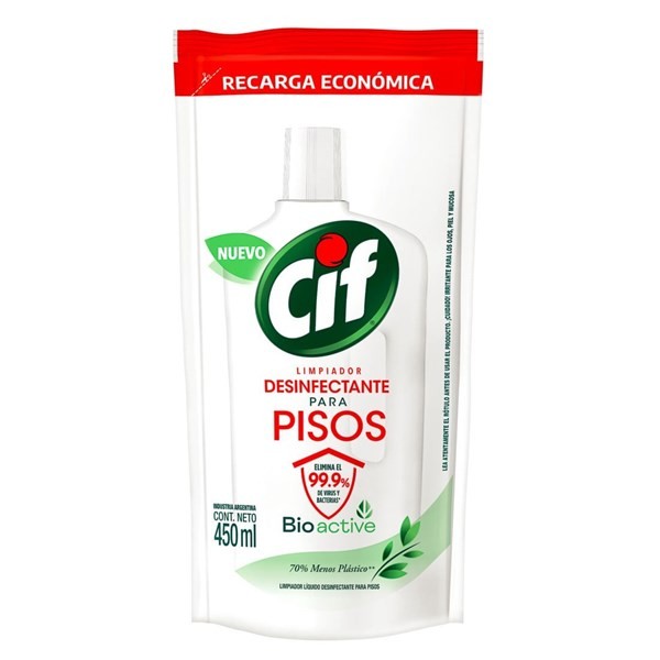Cif Limpiador Pisos Desinfectante Repuesto 450 ml alt