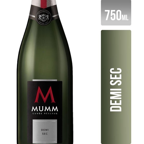 Champaña Mumm Cuvee Reserve Demi Sec 750 Cc