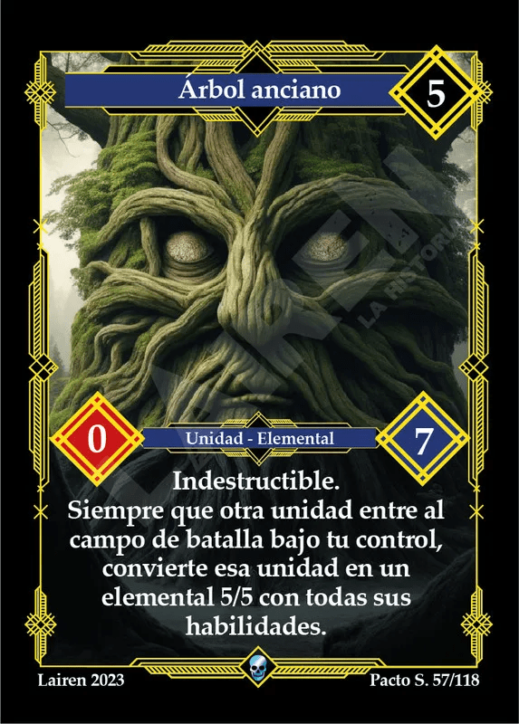 057 Arbol Anciano 1ra Edicion - Coste 5