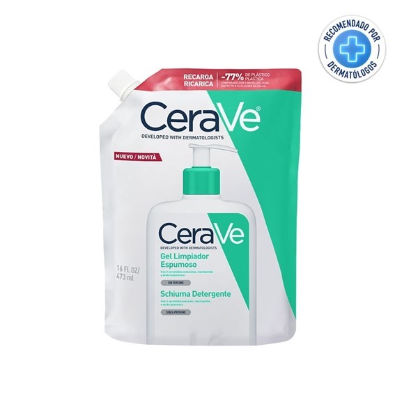 Gel Limpiador Espumoso Cerave Repuesto x 473 ml alt