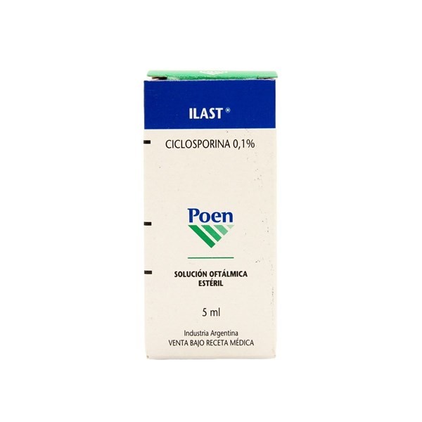 Ilast 0.1% | Solucion Oftalmica 5ml | Ciclosporina #1