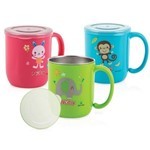Nuby Vaso De Acero Inoxidable Con Tapa #1