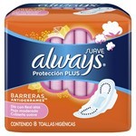 Always Toallitas Femeninas Plus Proteccion  Suave Con Alas (8 Unidades) #2