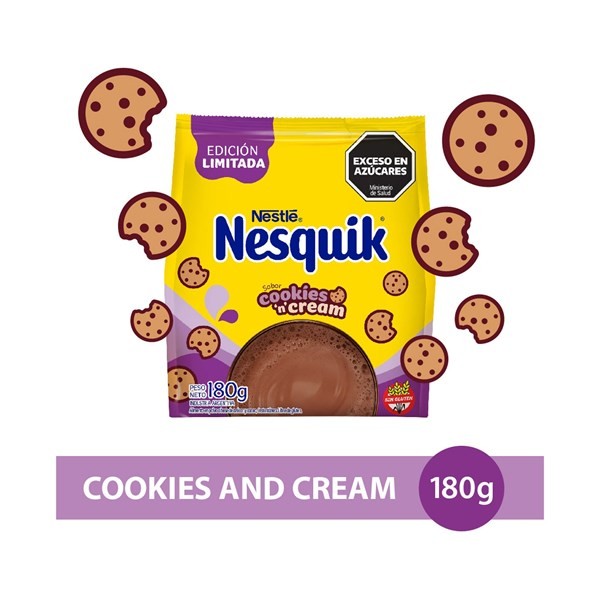 Nesquik Cookies And Cream Cacao En Polvo 180 G. #1