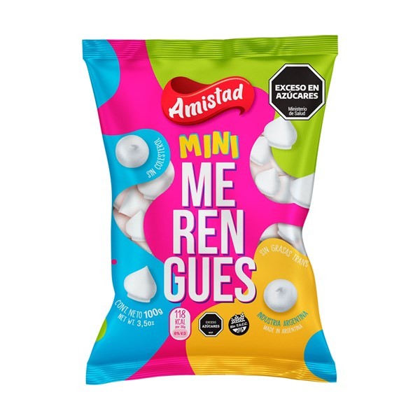 Mini Merengue La Amistad De Colores Sin Tacc 100 Grs. #1