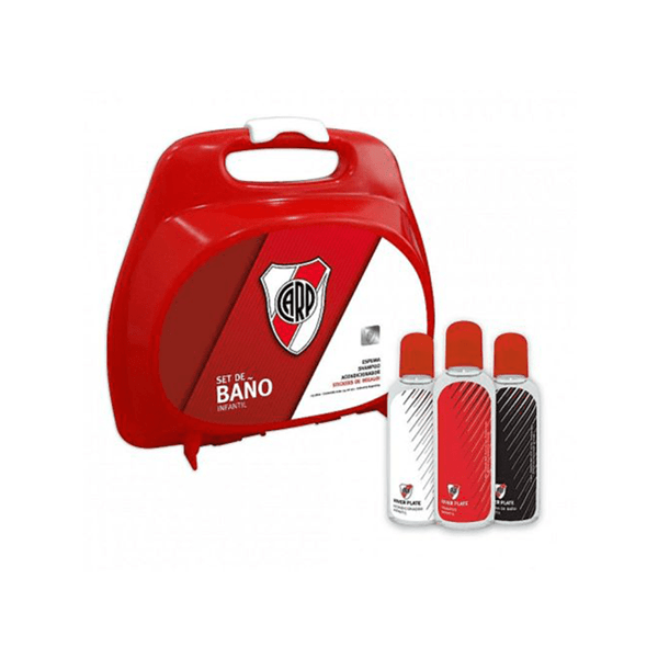 River Plate Valija de Baño Shampoo + Acondicionador + Espuma #1