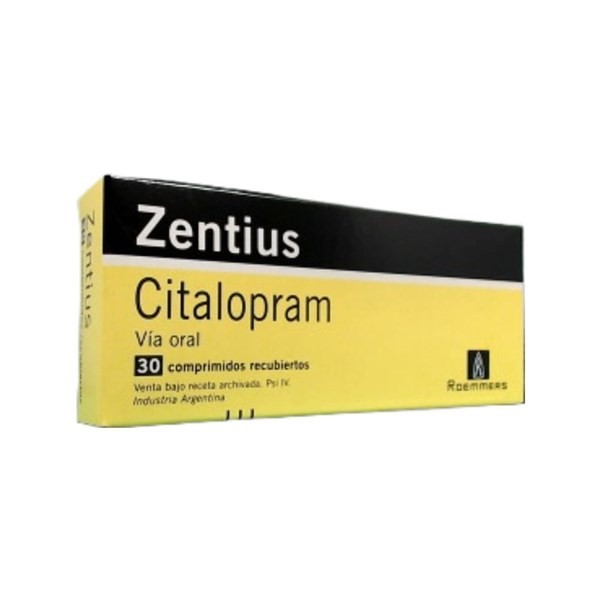 Roemmers Zentius Citalopram 20 Mg x 30 Comp Recubiertos #1