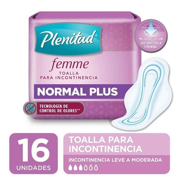 Toalla Normal Plus Plenitud Femme (16U) #1