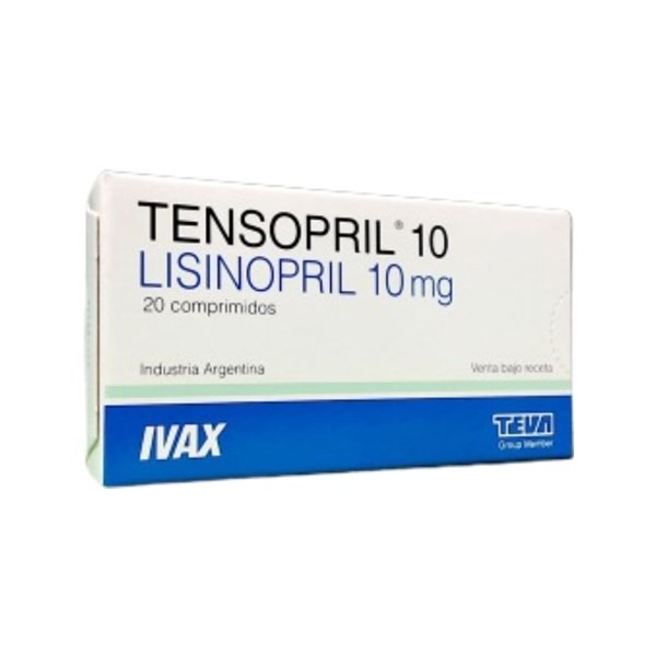 Teva Tensopril Lisinopril 10 Mg x 20 Comp #1