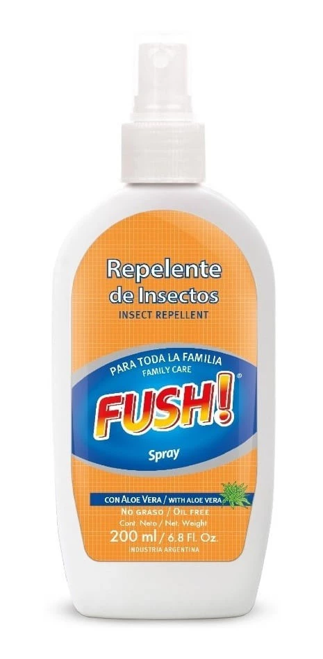 Fush Repelente de Insecto Con Aloe Vera Spray 200 ml