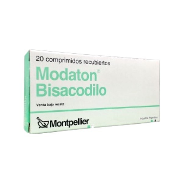 Montpellier Modaton 5 Mg Bisacodilo x 20 Comp Recubiertos #1