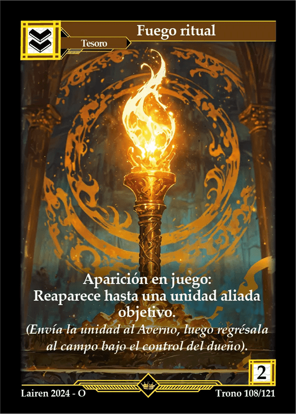 105 Fuego Ritual #1