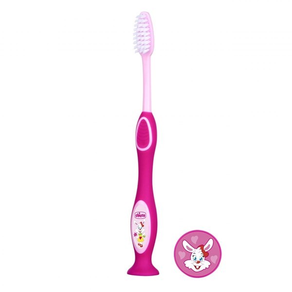 Chicco Cepillo de Dientes 3-6 Años Rosa #1