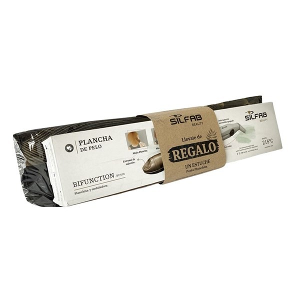 Silfab Planchita de Pelo Bifunction + Porta Estuche Termico alt