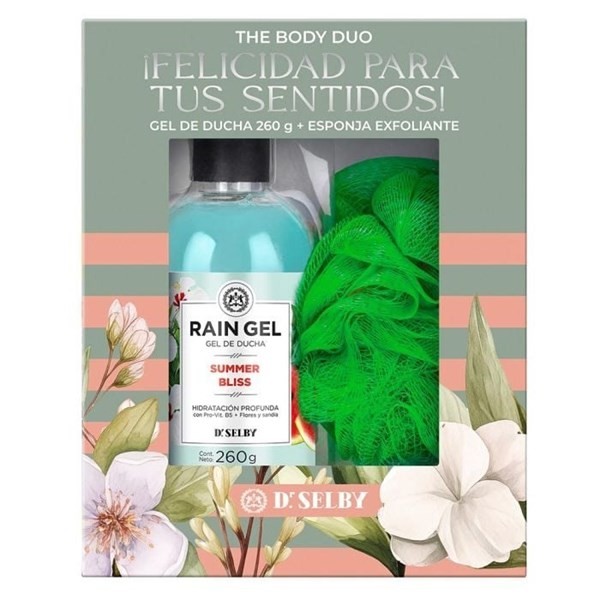 Gel de Ducha estuche Rain | Gel Summer Bliss 260 G + Esponja #1