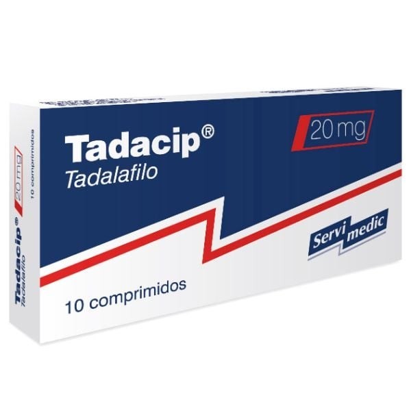Tadacip 20mg | 10 Comprimidos | Tadalafilo