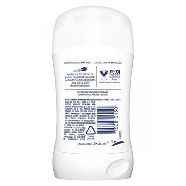 DOVE Desodorante Barra Invisible Dry | 50 gramos alt
