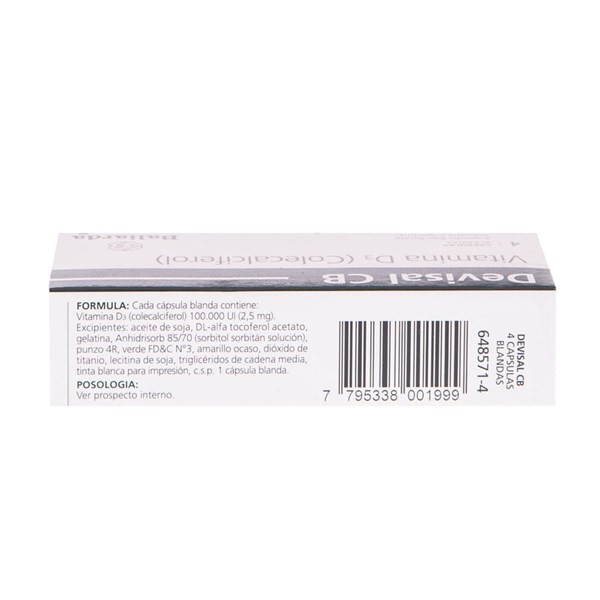Baliarda Devisal Cb Vit.D3 x 4 Cáps Blandas alt