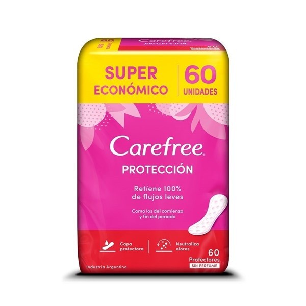 Protectores Diarios Carefree Protección Original x 60 un #1