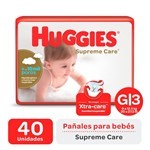 Huggies Pañales Supreme Care g (40 Unidades) #1