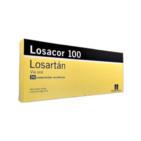 Roemmers Losacor Losartan 100 Mg x 30 Comp Recubiertos #1