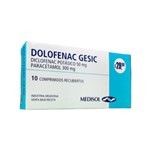 Sanitas Dolofenac Gesic Diclofenac Potasico + Paracetamol x 10 Comp Recubiertos #1