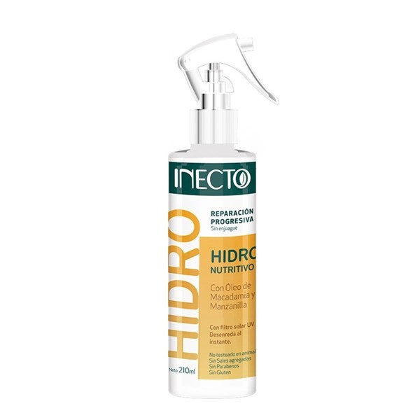 Inecto Spray Reparación Progresiva Hidronutritivo con Filtro Solar 200 ml #1