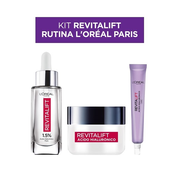 Loreal Paris Combo Rutina Día Revitalift Ácido Hialurónico #1