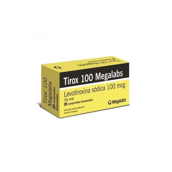 
Tirox 100 Mcg | 20 Comprimidos