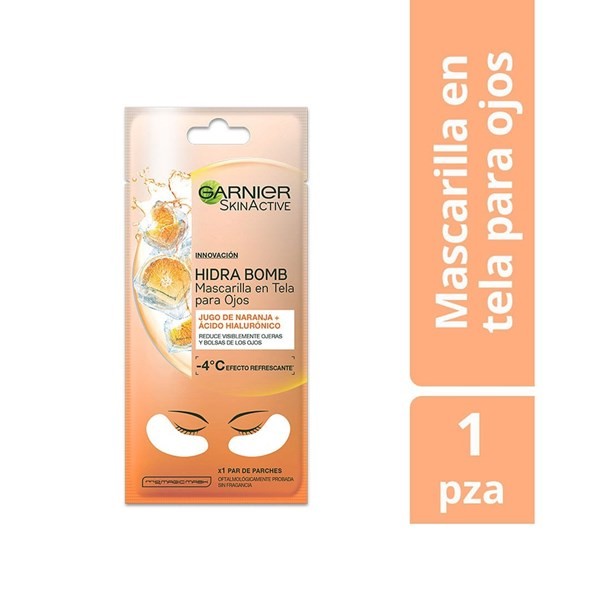 Garnier Mascarilla en Tela Para Ojos Skin Active Naranja (1 Unidad) #1