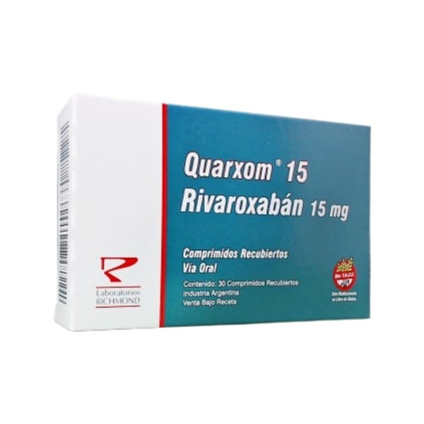 Richmond Quarxom Rivaroxabán 15 Mg x 30 Comp Recubiertos #1