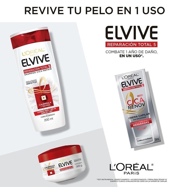 Elvive Crema Para Peinara Reparacion Total X 250 Ml alt